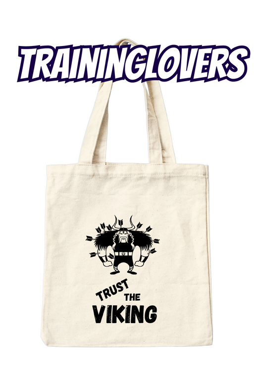 Tote Bag Trust the Viking Color Beige