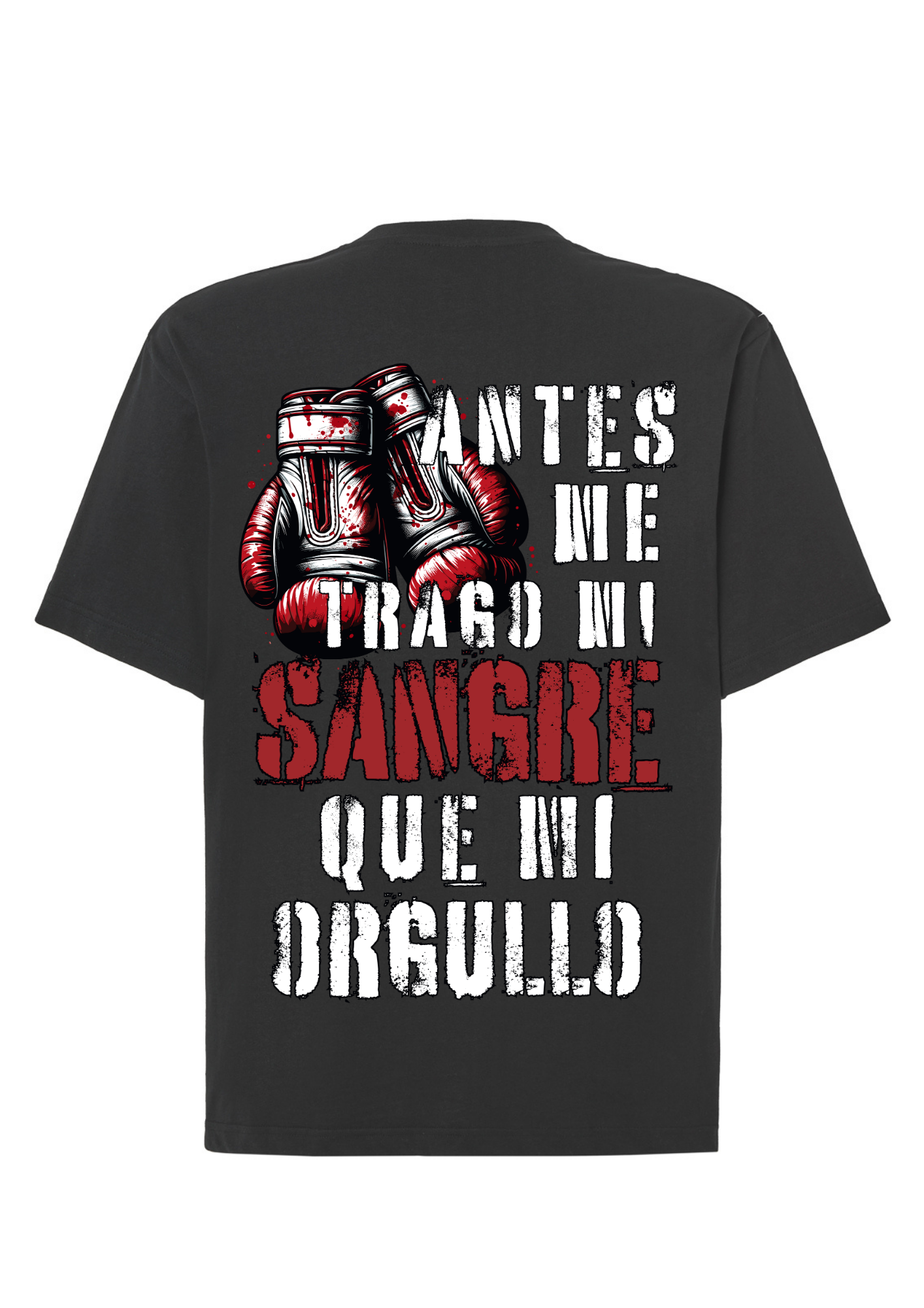 Camiseta oversized Boxing Pride